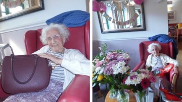 Resident celebrates 91st birthday at Wigston care home